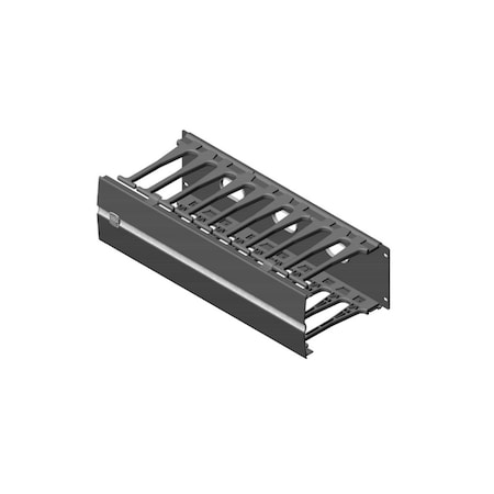 Chatsworth Products Cpi EVOLUTION HORIZONTAL CABLE MGR, FOR 19"W RACK 1.72HX19"WX8.2"D 35441-701